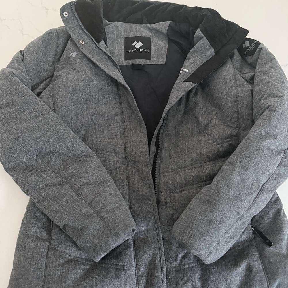 Obermeyer Women’s Charcoal Puffer Jacket - size 4